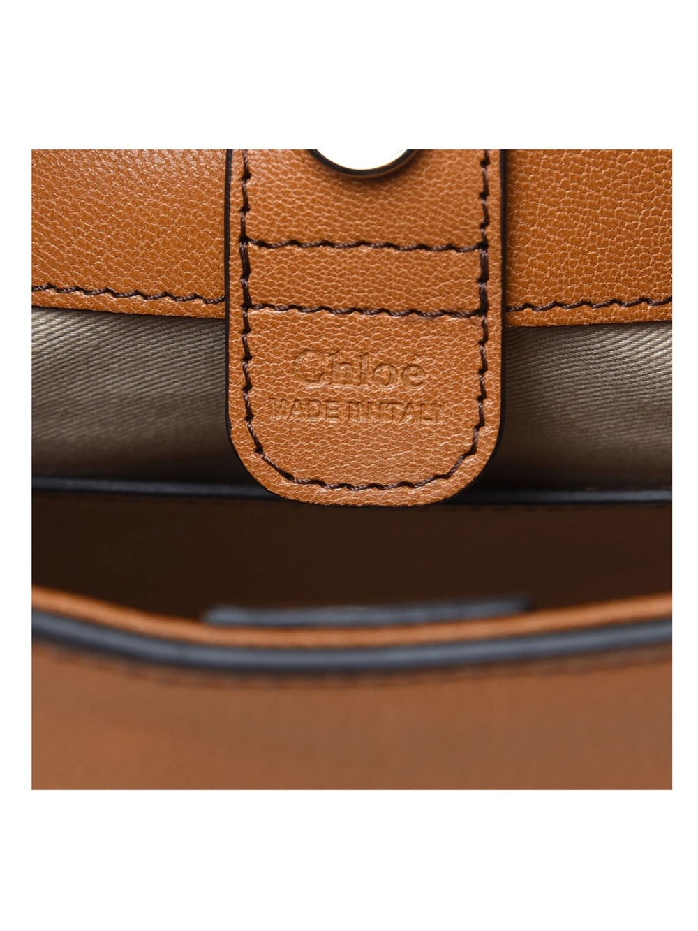CHLOE Calfskin Leather Tess Hobo Autumnal Brown EUC - Picture 7 of 9